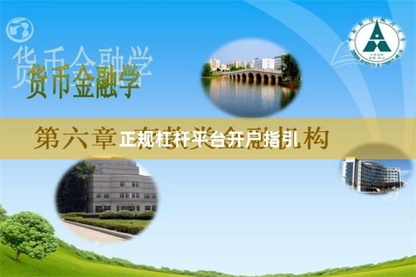正规杠杆平台开户指引